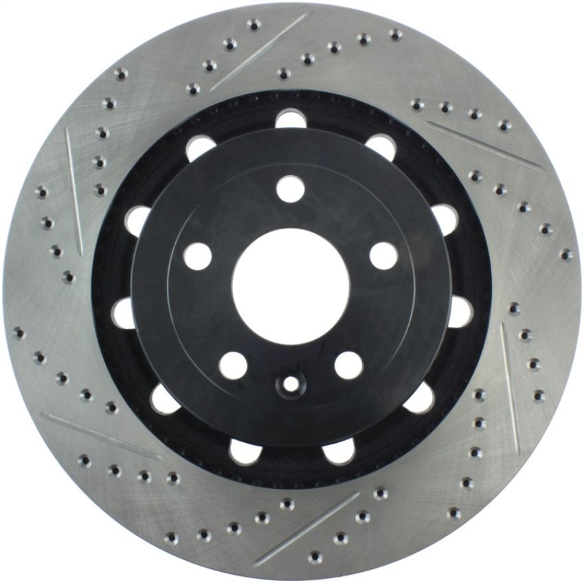 Stoptech 127.65136R Slotted & Drilled Sport Brake Rotor