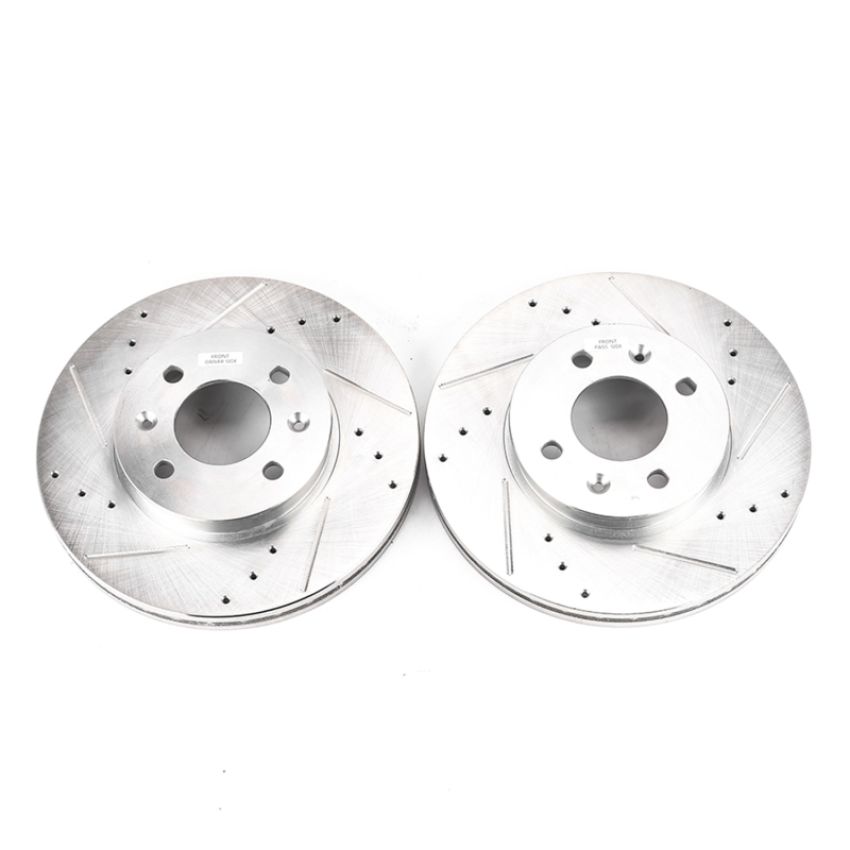 PowerStop JBR1159XPR PowerStop Evolution Performance Drilled, Slotted & Plated Brake Rotor Pair