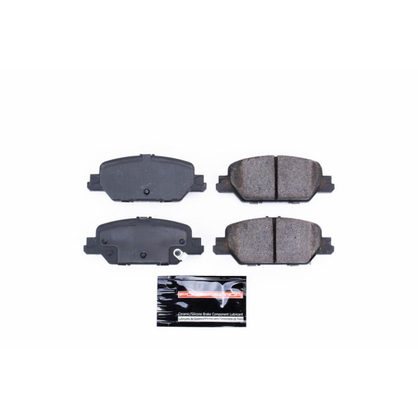 PowerStop Z23-2037 PowerStop - Z23 Daily Driver Carbon-Fiber Ceramic Brake Pads with Hardware Kit