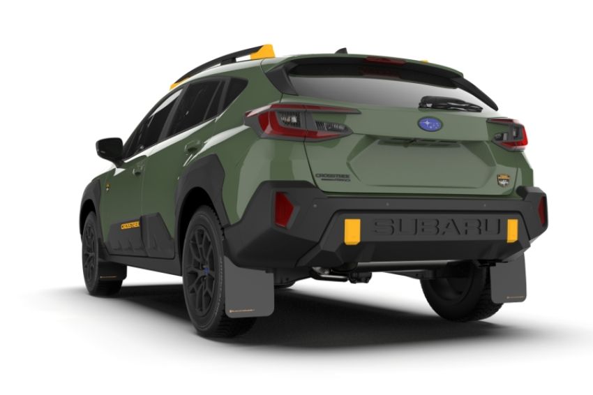 Rally Armor MF116-UR-BLK-WOR Black Mud Flap/Wild Orange Logo