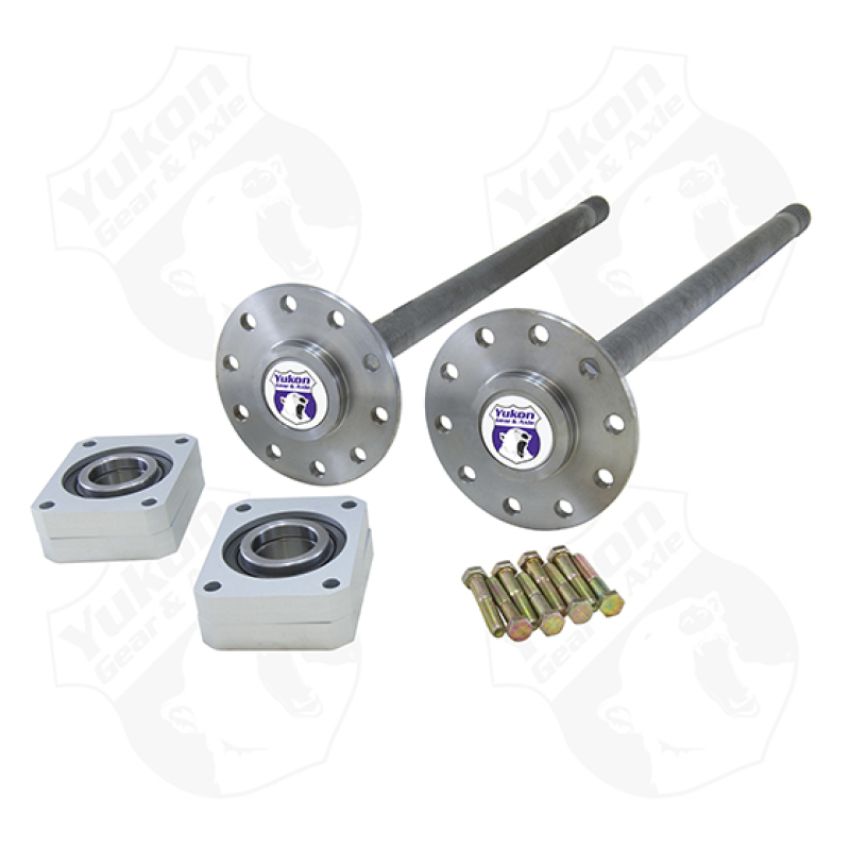 Yukon Gear & Axle YA G12398538-33 Yukon Gear 1541H Alloy Rear Axle Kit For GM 12P / 64-67 Chevelle and 67-69 Camaro w/ 33 Splines