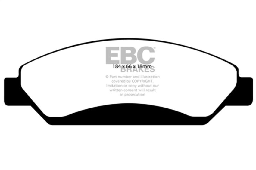 EBC Brakes DP61742 6000 Series Greenstuff Truck/SUV Brakes Disc Pads
