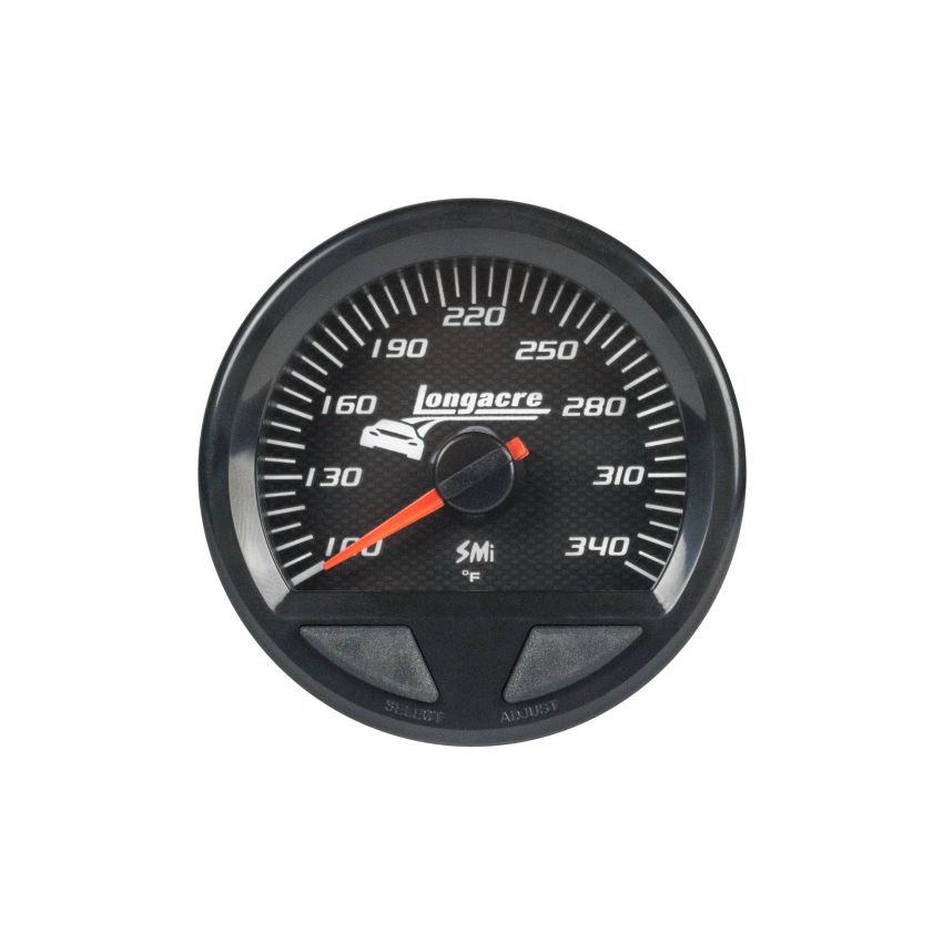 LONGACRE LON52-46745 Waterproof SMI Oil Temp Gauge 100-340f