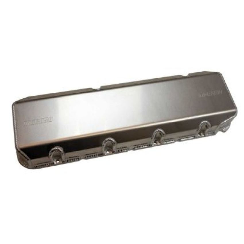 Moroso 68364 BBC R-M Raptor 12 Deg/Profiler Hitman 12 Deg Aluminum Valve Cover w/Billet Rail - Pair