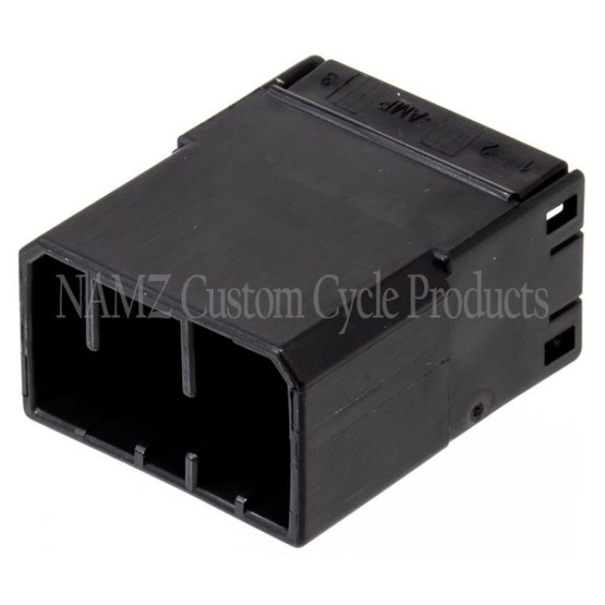 NAMZ NA-174931-2 AMP Multilock 8-Position Male Wire Cap Housing (HD 73108-96BK)