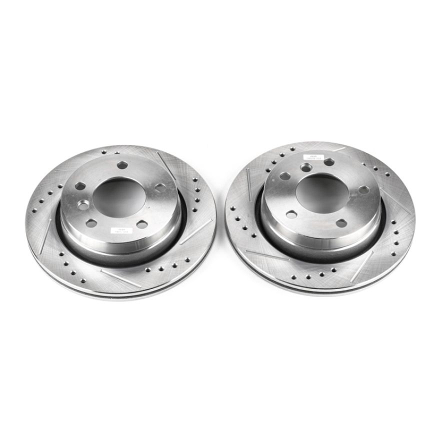 PowerStop EBR488XPR PowerStop Evolution Performance Drilled, Slotted & Plated Brake Rotor Pair