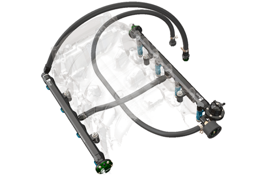 Radium Engineering 20-0964 FUEL RAIL PLUMBING KIT, TOYOTA 2UZ-FE-NON VVT-I