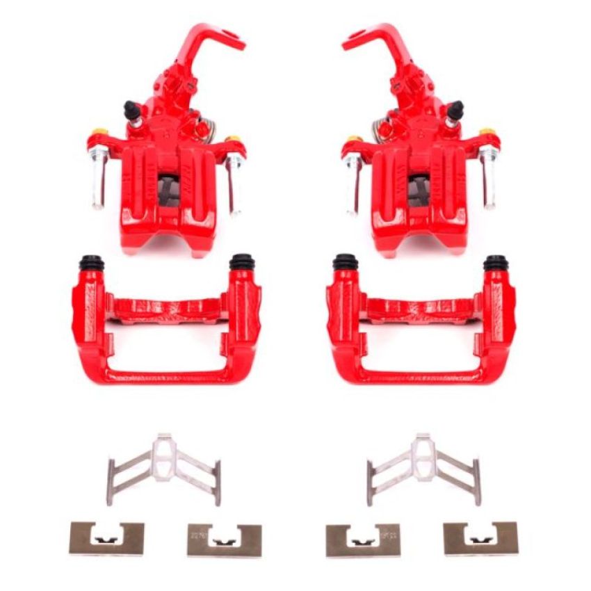 PowerStop S2730 Red Powder Coated Calipers