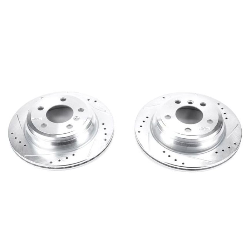 PowerStop EBR1442XPR PowerStop Evolution Performance Drilled, Slotted & Plated Brake Rotor Pair