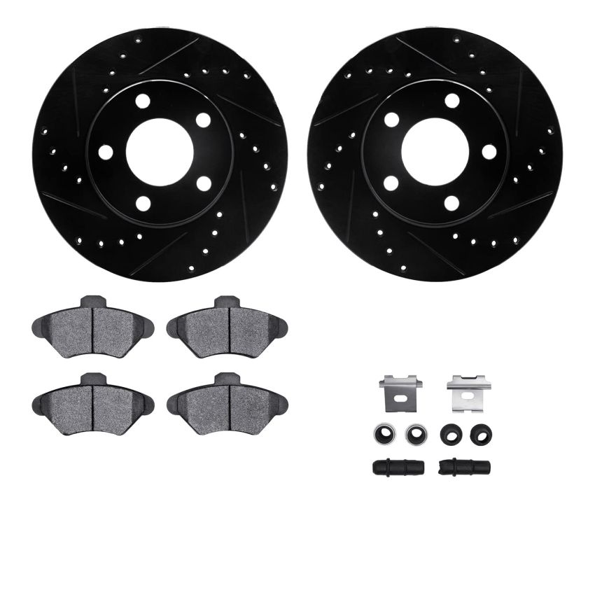 Dynamic Friction 8612-54000 Rotor Kit