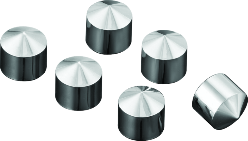 Kuryakyn 8693 Peaked Rocker Box Bolt Covers 6 Piece Twin Cam & Milwaukee-8