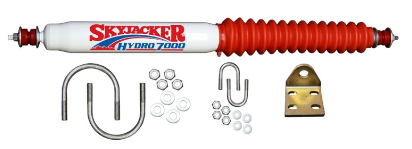 Skyjacker 7110 SNGL STAB KT WHITE W/RED BO