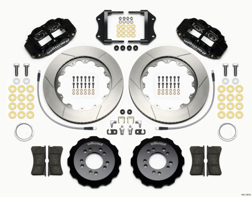 Wilwood 140-13019 Narrow Superlite 6R Front Hat Kit 14.00in 2013-Up Ford Focus ST w/ Lines