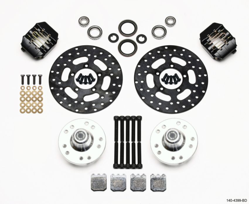 Wilwood 140-4399-BD Dynalite Single Front Drag Kit Drilled Rotor Chassis Eng. Strut