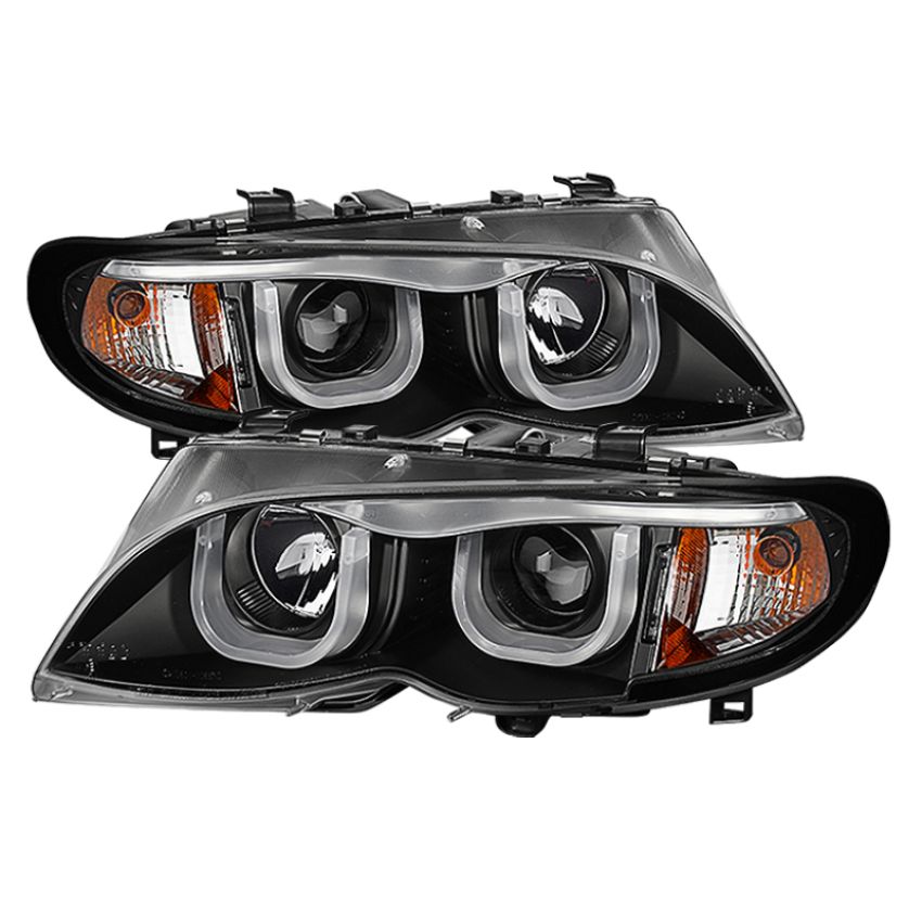 SPYDER 5031877 Projector Headlights 1PC - 3D Halo - Black