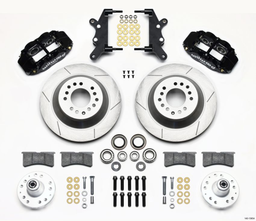 Wilwood 140-13654 Narrow Superlite 6R Front Hub & 1PC Rtr Kit 12.88in 60-68 Ford / Mercury Full Size / Galaxie