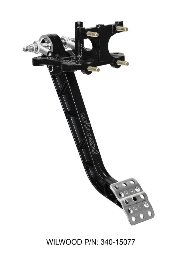 Wilwood 340-15077 Adjustable-Trubar Brake Pedal - Dual MC - Rev. Swing Mount - 6.25:1