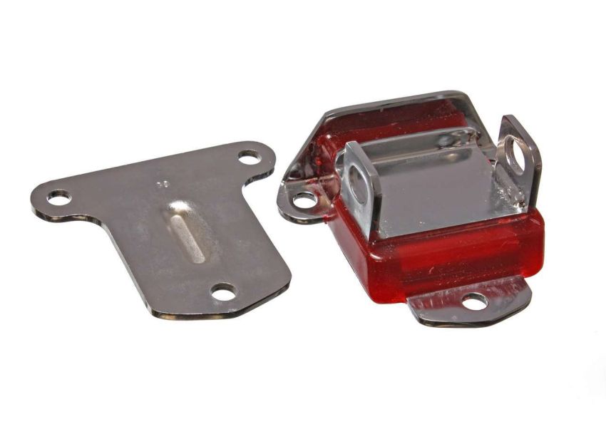 ENERGY SUSPENSION ENE3-1115R 58-72 Chevy Chrome Motor Mount W/ Red Pad