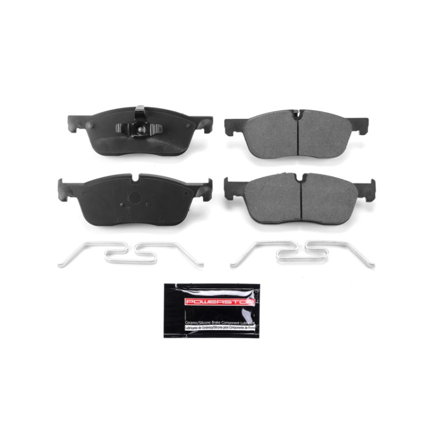 PowerStop Z23-1838 PowerStop - Z23 Daily Driver Carbon-Fiber Ceramic Brake Pads with Hardware Kit