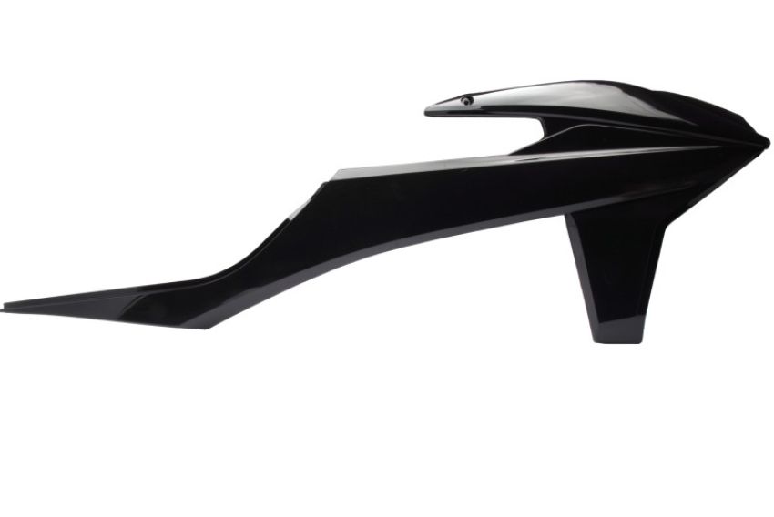 Cycra 1CYC-1905-12 19-23 KTM 125-500 SX/XC/SX-F/XC-F/XC-W/XCF-W/EXC-F Powerflow Radiator Shrouds - Black