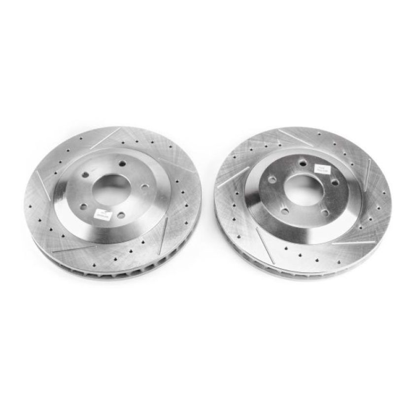 PowerStop AR8259XPR PowerStop Evolution Performance Drilled, Slotted & Plated Brake Rotor Pair