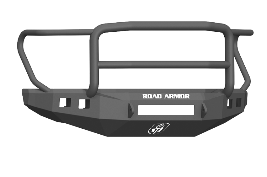 Road Armor 61745B-NW 17-20 Ford F-250 Stealth Wide Fender Flare Front Bumper w/Lonestar Guard - Tex Blk