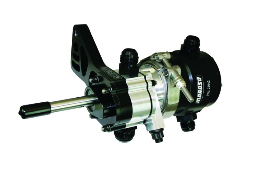 Moroso 22652 Chevrolet Small Block Single Stage External Oil Pump - Tri-Lobe - Left Side - 1.200 Pressure