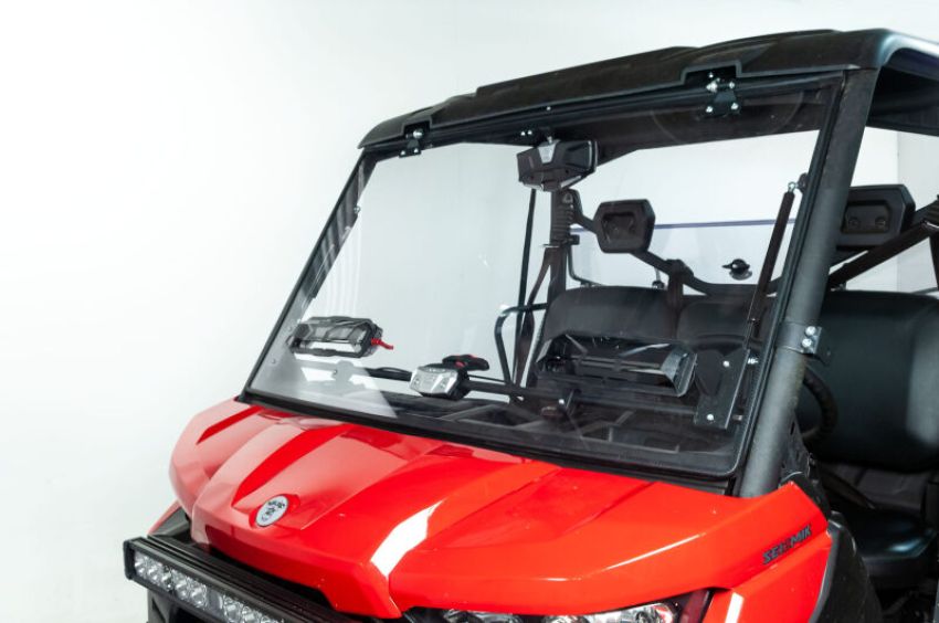 Seizmik 50-50247KIT 16-23 Can Am Defender HD5-HD10/MAX Windshield Flip Up Vented