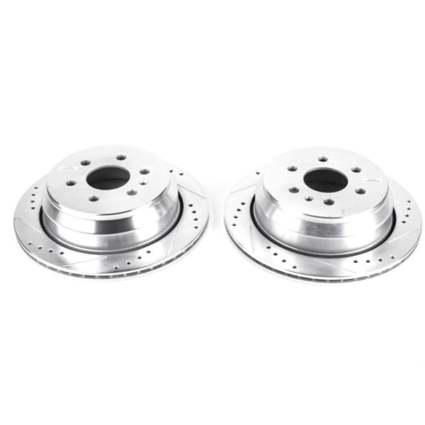 PowerStop AR82189XPR PowerStop Evolution Performance Drilled, Slotted & Plated Brake Rotor Pair