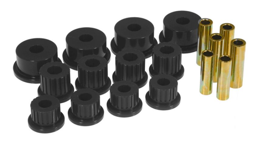 Prothane 4-1008-BL 94-01 Dodge Ram 2/4wd Rear Spring & Shackle Bushings - Black