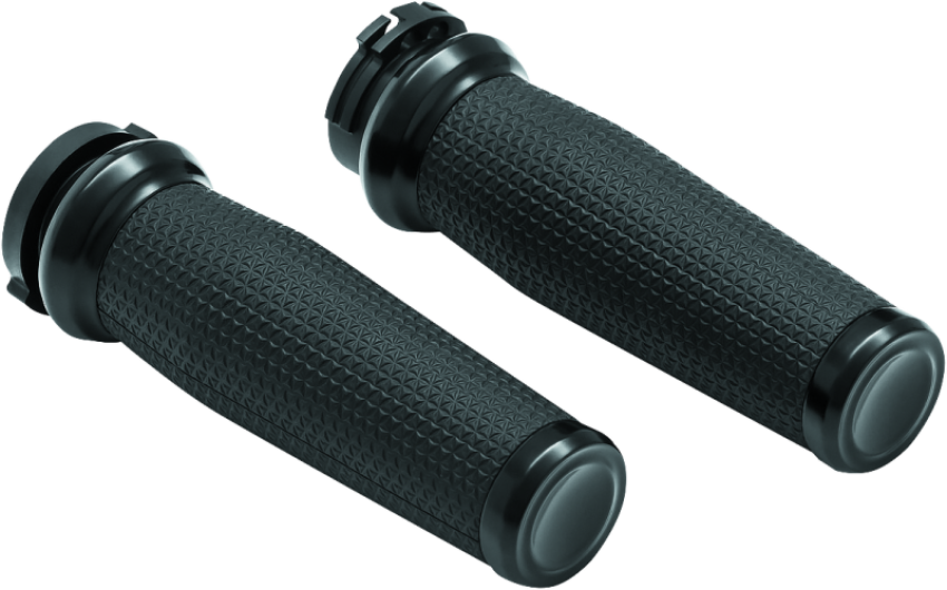 Kuryakyn 5941 Thresher Grips Dual Cable Black