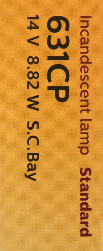 Philips 631CP Philips Standard Miniature 631 Pack of 10