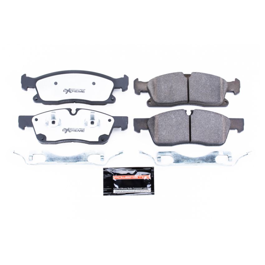 PowerStop Z36-1629 PowerStop - Z36 Truck and SUV Carbon-Fiber Ceramic Brake Pads with Hardware Kit