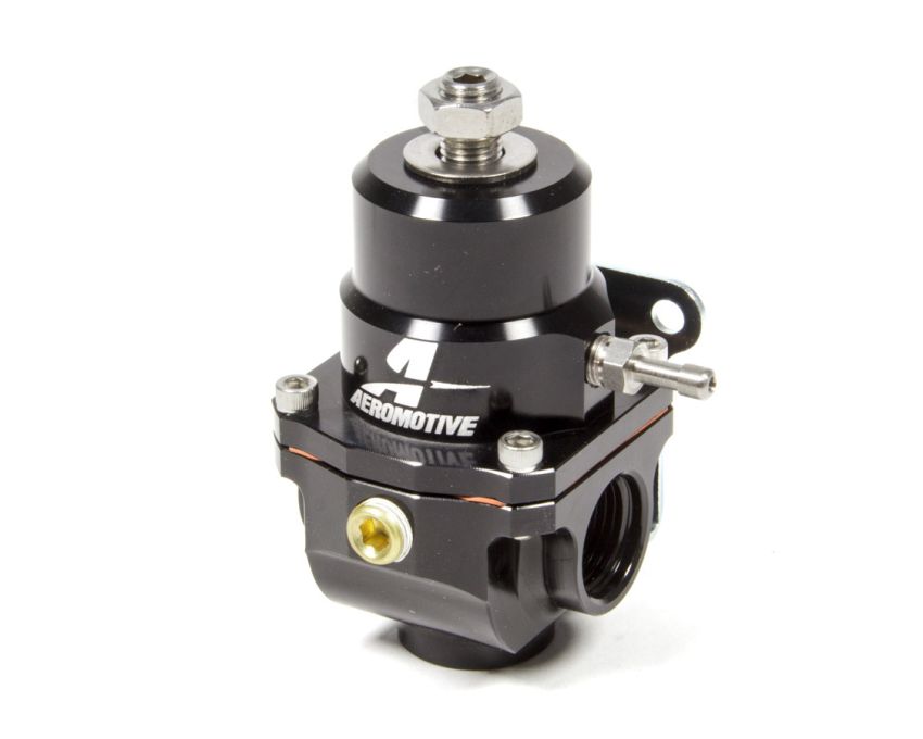 AEROMOTIVE AFS13304 X1 Fuel Regulator Black 3-20psi w/.313 Seat