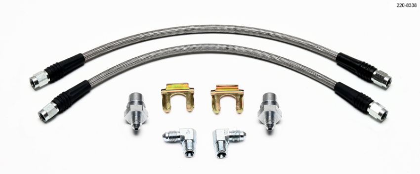 Wilwood 220-8338 Flexline Kit 1988-1996 Corvette w/ SL4 or SL6 Front Caliper