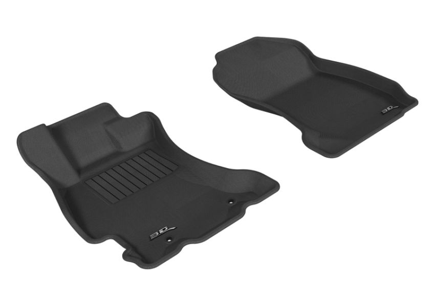 3D MAXpider 2014-2018 Subaru Forester Kagu 1st Row Floormat - Gray