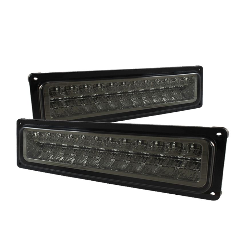 SPYDER 5069528 Xtune Chevy C10 88-98 LED Bumper Lights Smoke CPL-CCK94-LED-SM