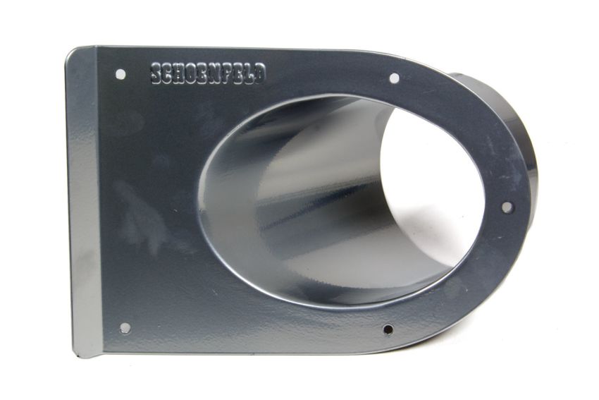 SCHOENFELD SCH400TSS-45 Tail Pipe Saver 4in Silver 45 Degree