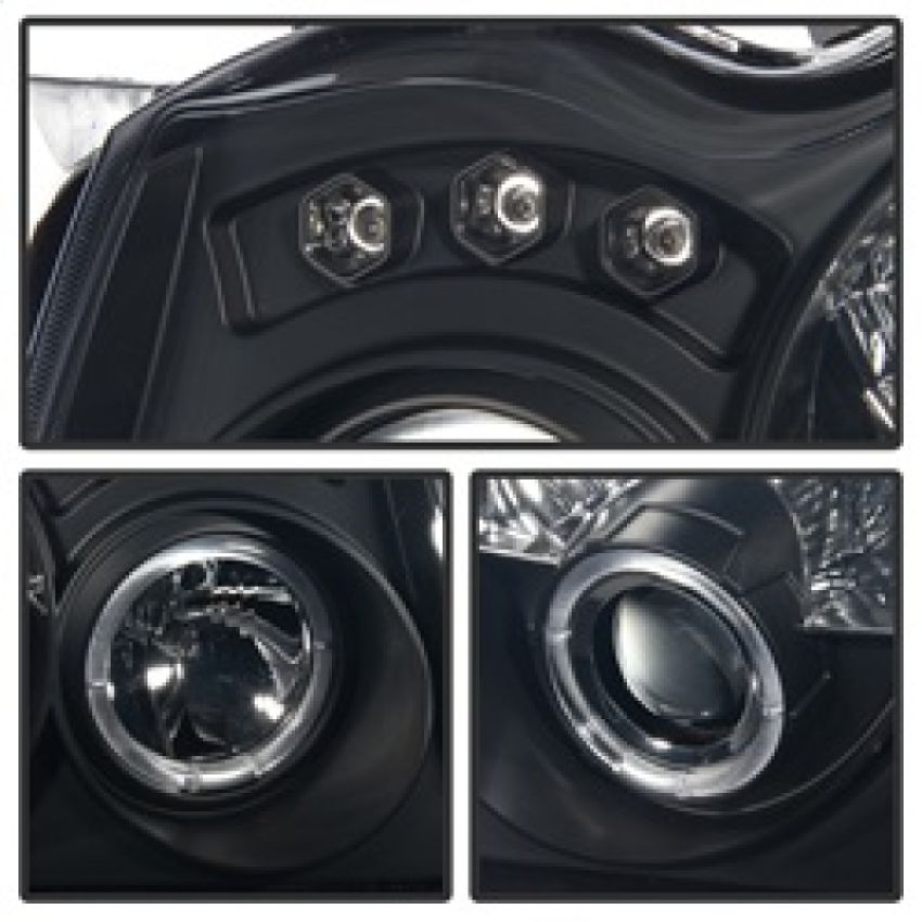 SPYDER 5078551 Projector Headlights - LED Halo - Black Smoke