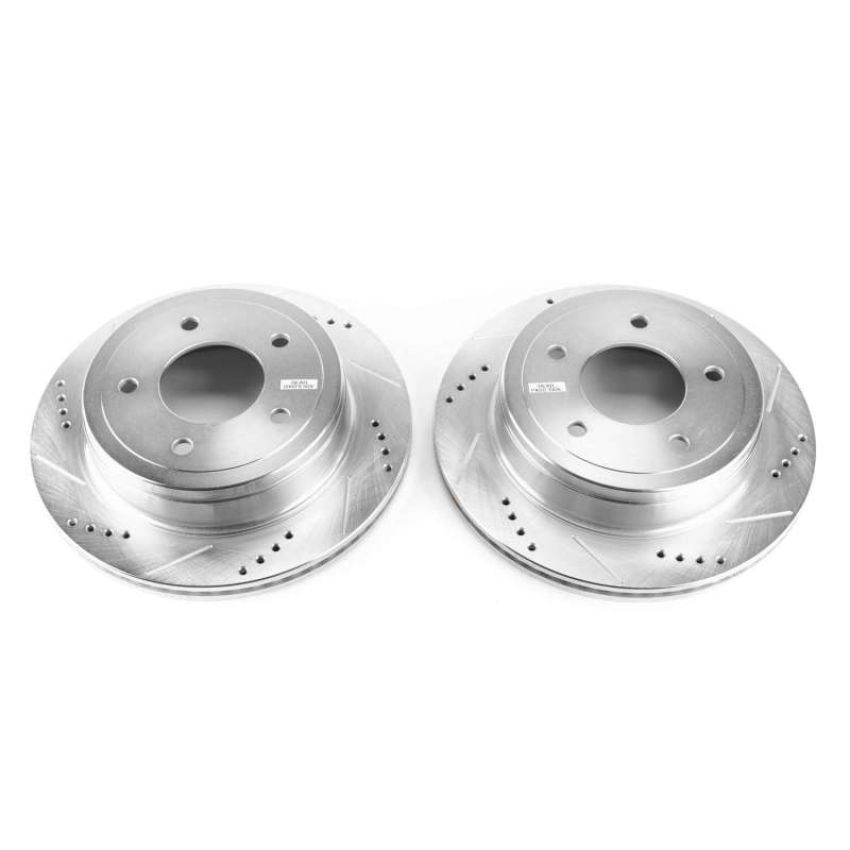 PowerStop AR85112XPR PowerStop Evolution Performance Drilled, Slotted & Plated Brake Rotor Pair