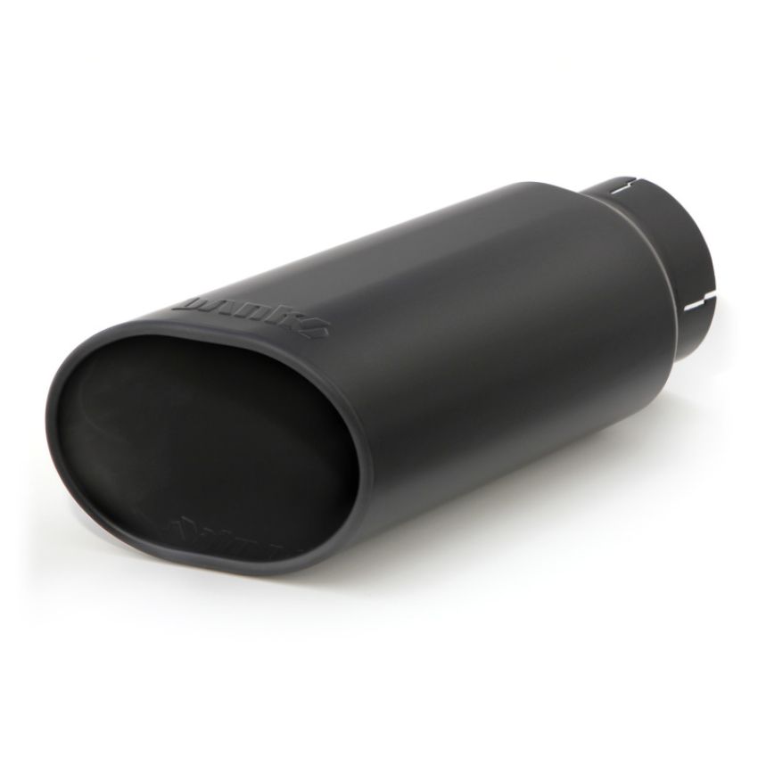 Banks Power 52927 Tailpipe Tip Kit - SS Obround Slash Cut - Black - 4in Tube - 5in X 6in X 14in