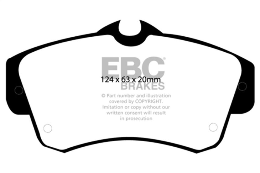 EBC Brakes DP31357C Redstuff Ceramic Low Dust Brake Pads