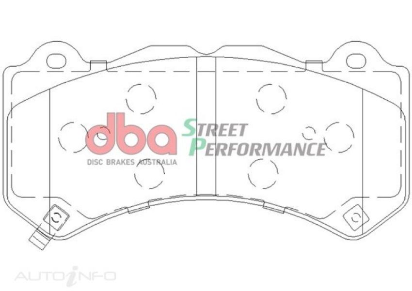 DBA DB2375SP 07-22 Nissan GT-R R35 Front Street Performance Brake Pad Kit