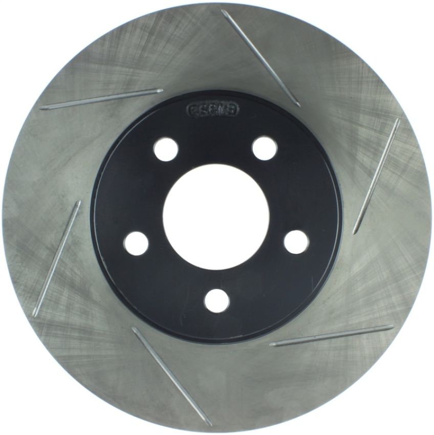 Stoptech 126.61072SL Power Slot 03-08 Crown Victoria/Grand Marquis/Lincoln Town Car Front Left Slotted Rotor