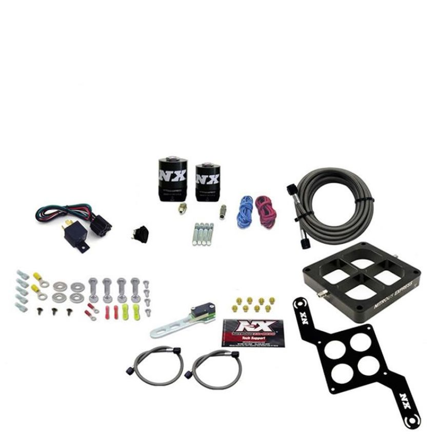 Nitrous Express 63870-00 DOMINATOR SINGLE ENTRY BILLET CROSSBAR, RNC (250-750HP) W/O BOTTLE