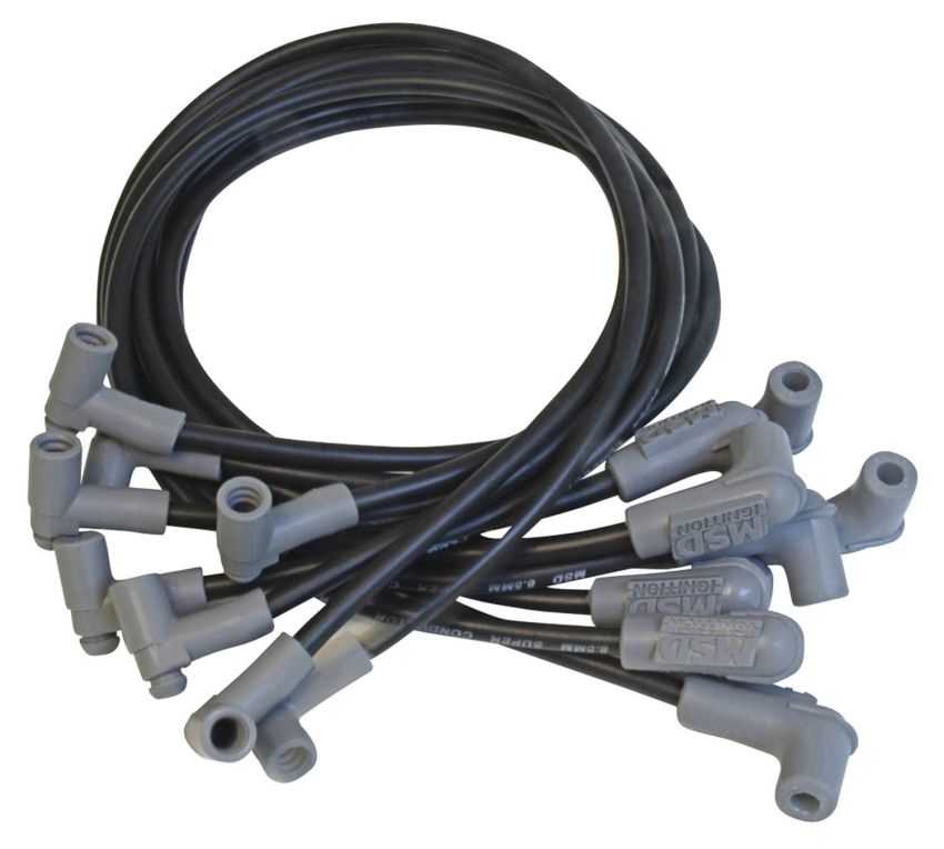 MSD IGNITION MSD35603 8.5mm Wire Set - BBC w/HEI Tower Cap