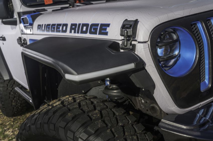 Rugged Ridge Max Terrain Fender Flare Set F & R 18-20 Jeep Wrangler JL