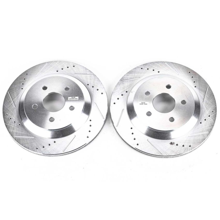 PowerStop AR85102XPR PowerStop Evolution Performance Drilled, Slotted & Plated Brake Rotor Pair