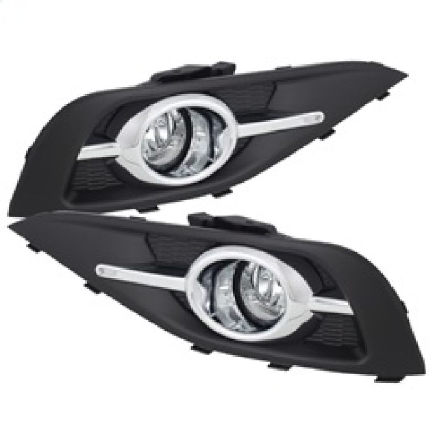 SPYDER 5076076 OEM Fog Lights W/Switch - Clear