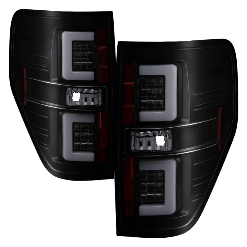 SPYDER 5084217 LED Tail Lights - Version 2 - Black Smoke